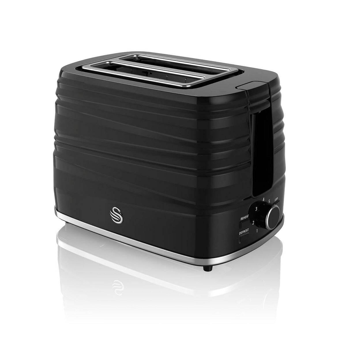 Symphony 2-Slice Toaster - ST31050 black, SWAN