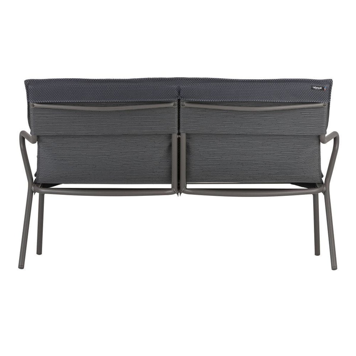 Ensemble 1 table basse rectangle et 2 banquettes - VENCE dark grey, LAFUMA MOBILIER