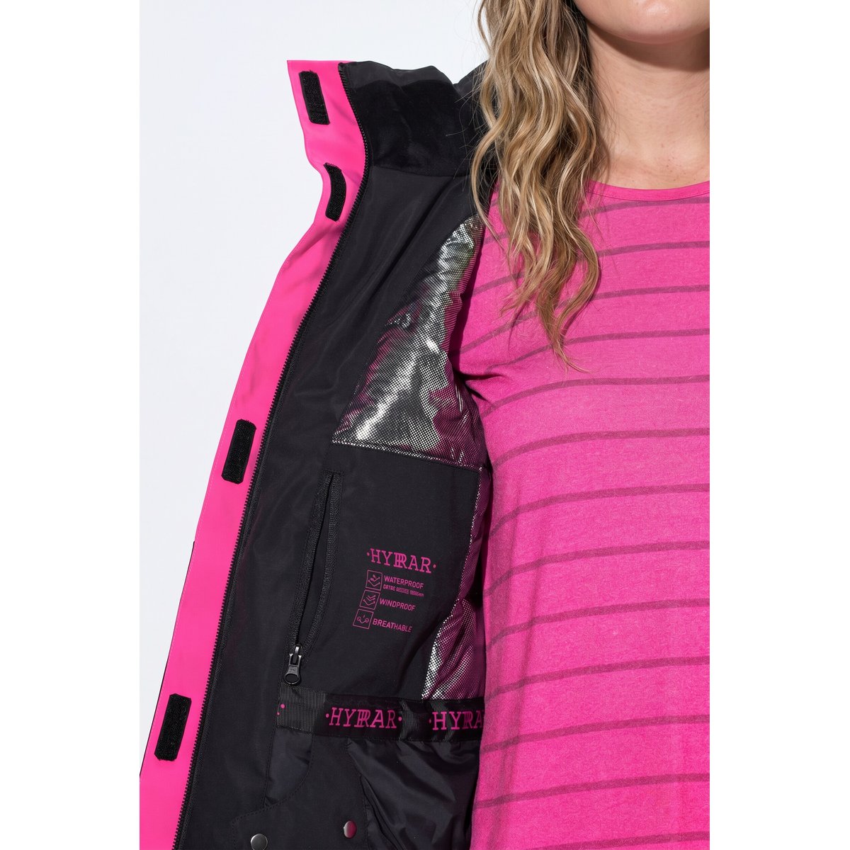Veste technique HYPRAR imperméable noir, ULLA POPKEN