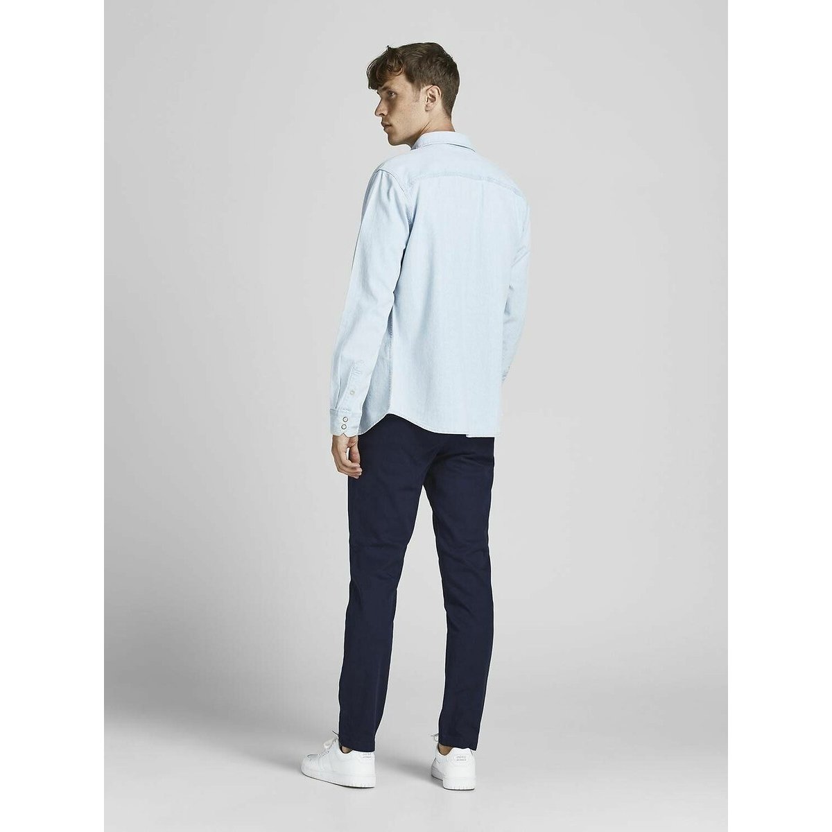 Pantalon chino Marco bleu marine, JACK & JONES