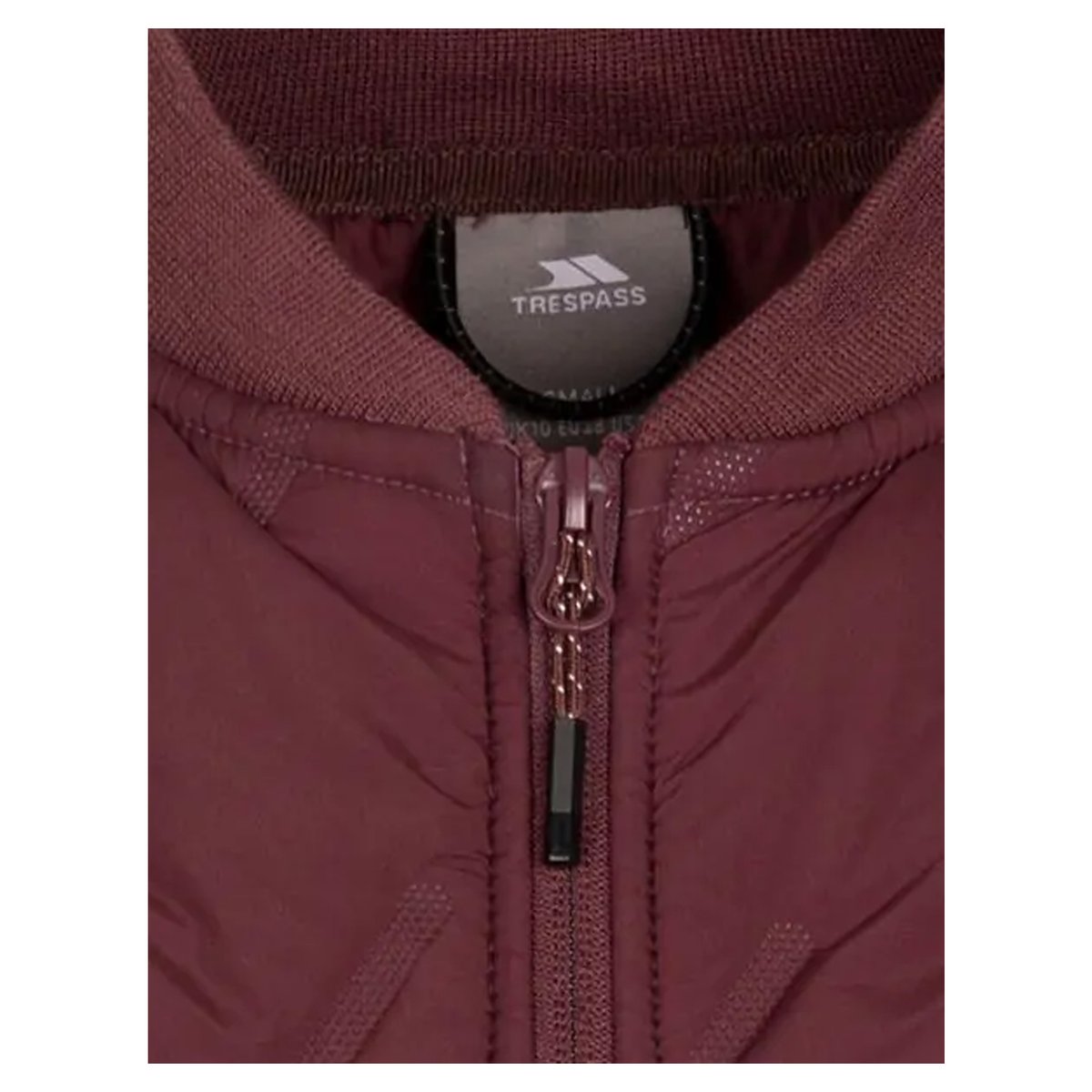 Veste hybride de sport sans manches MIRAN bordeaux, TRESPASS