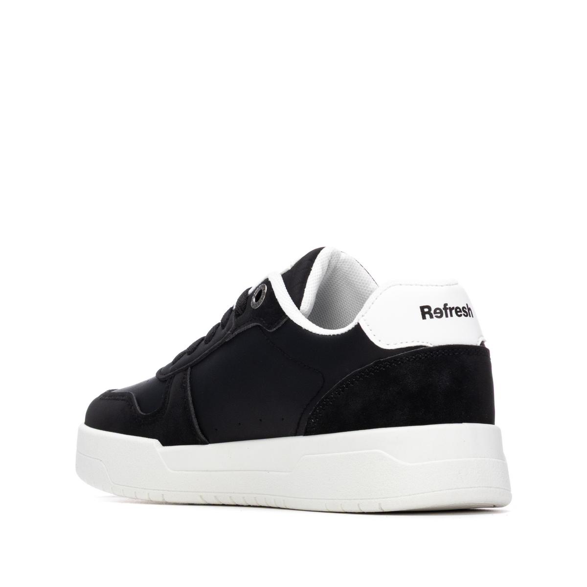 Baskets Autoclave Plaine Décontractée Lacets noir, REFRESH