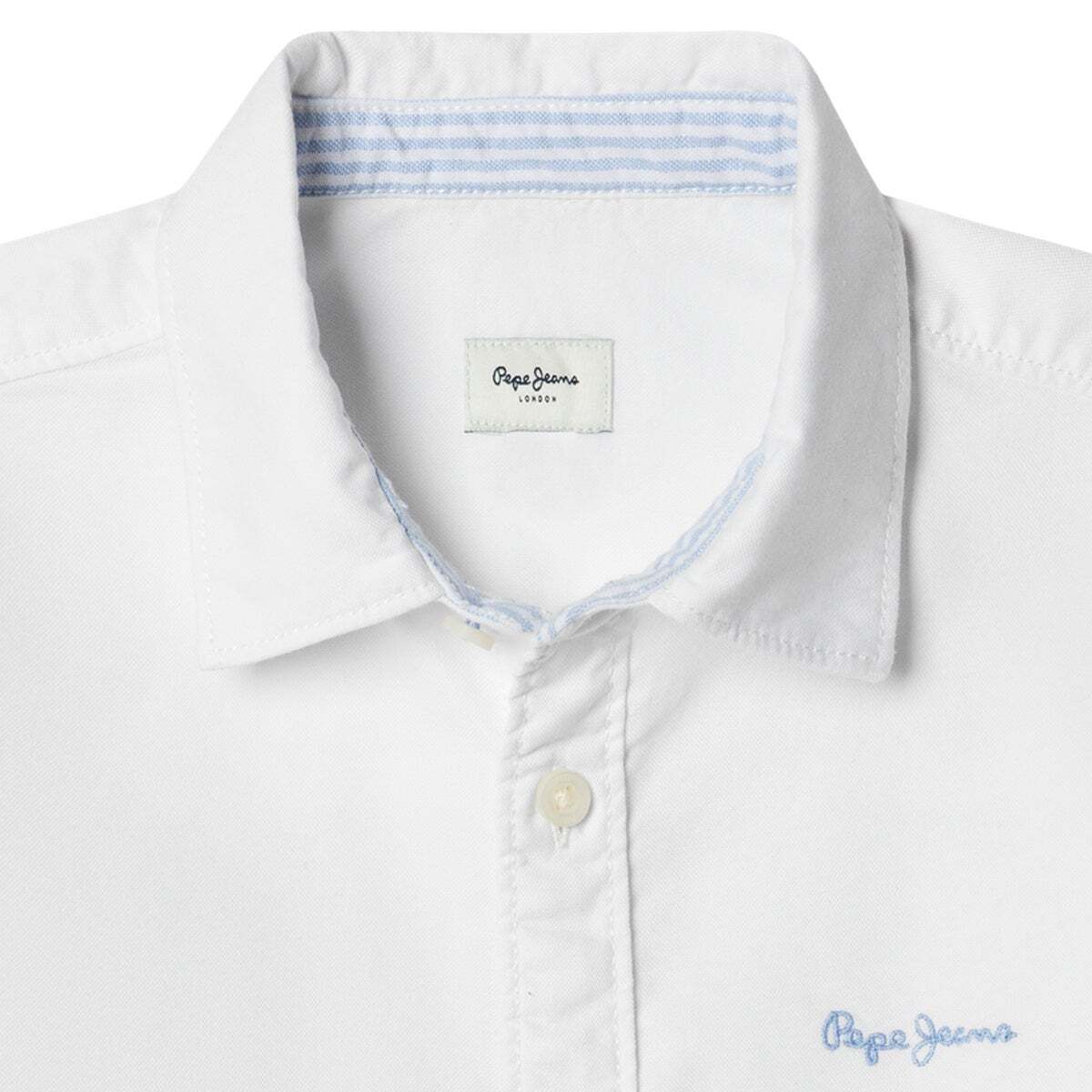 Chemise Coupe Regular En Oxford blanc, PEPE JEANS