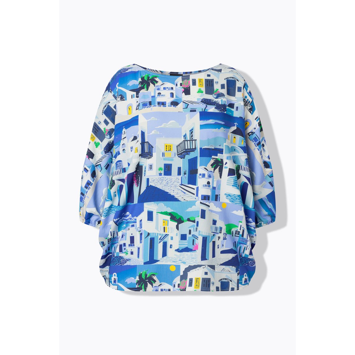 Blouse oversize Santorin bleu azur, ULLA POPKEN