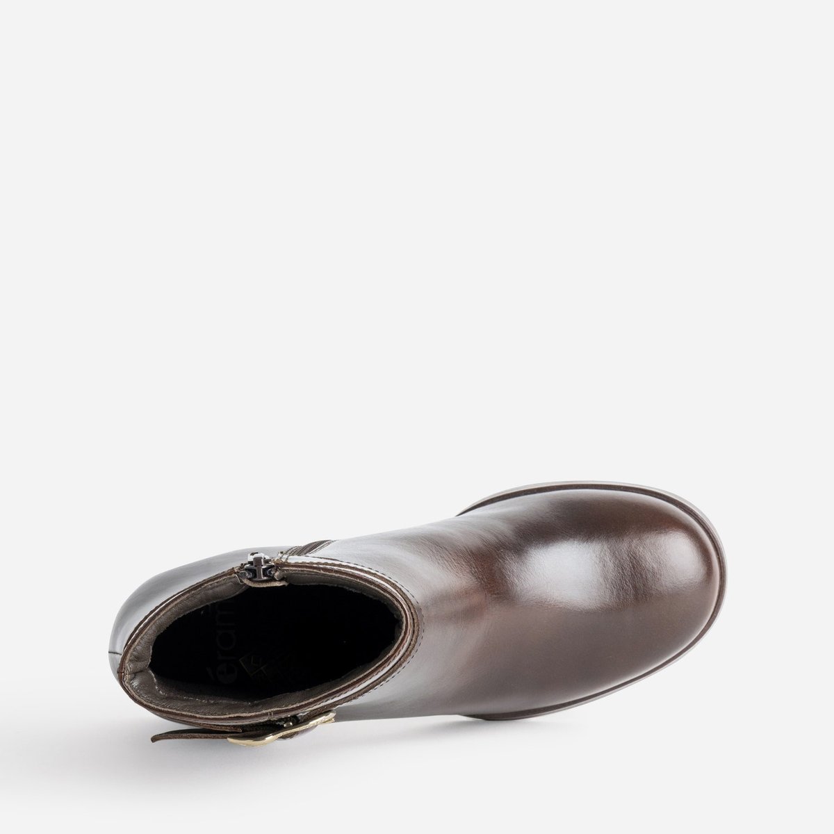 Boots À Talon en cuir NOUR cognac, ERAM