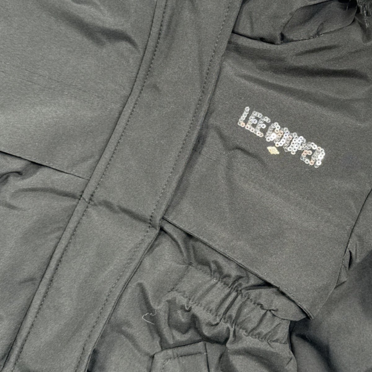 Parka à capuche bordée de fourrure d'imitation, coupe décontractée et fermeture zippée ALASKA gris anthracite, LEE COOPER