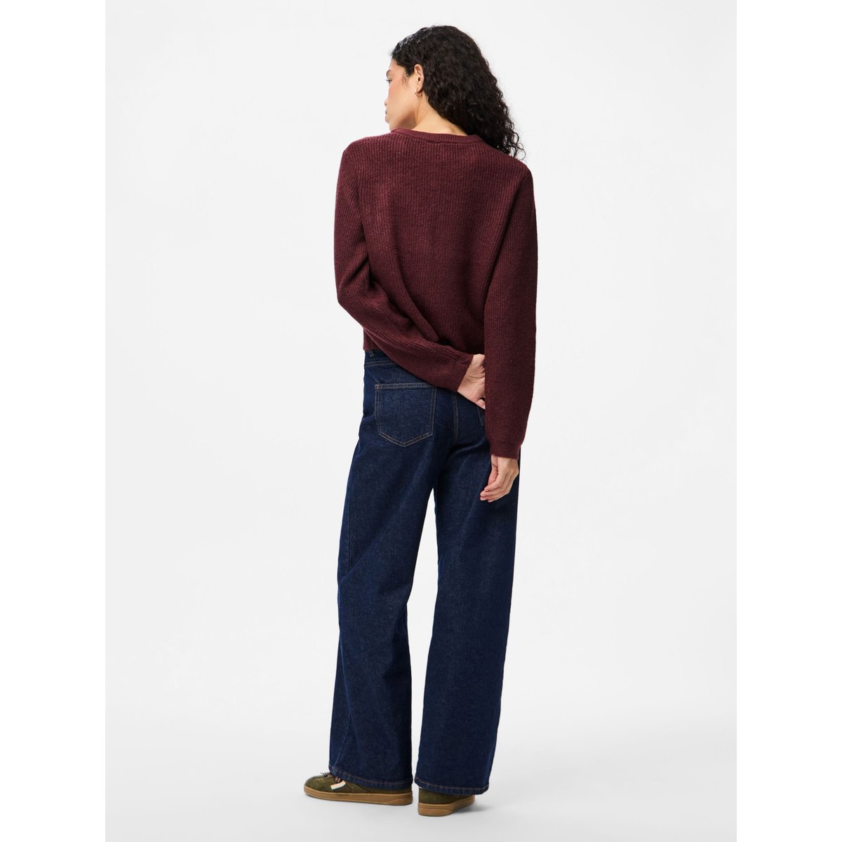 Cardigan En Maille tawny port, PIECES