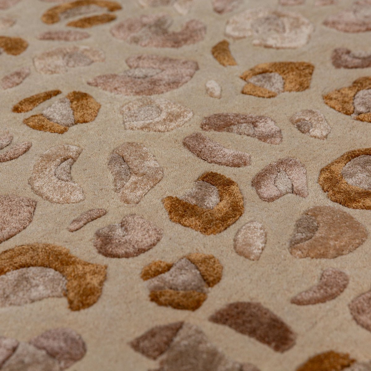 Tapis de couloir en laine LEOPARD beige, FLAIR RUGS
