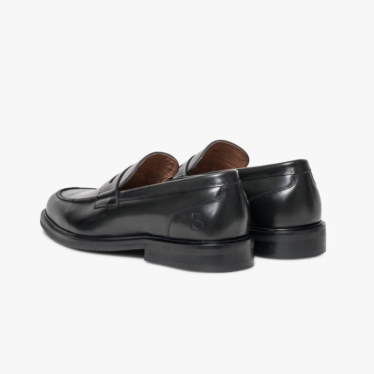 Derby en cuir JULES noir, BOCAGE