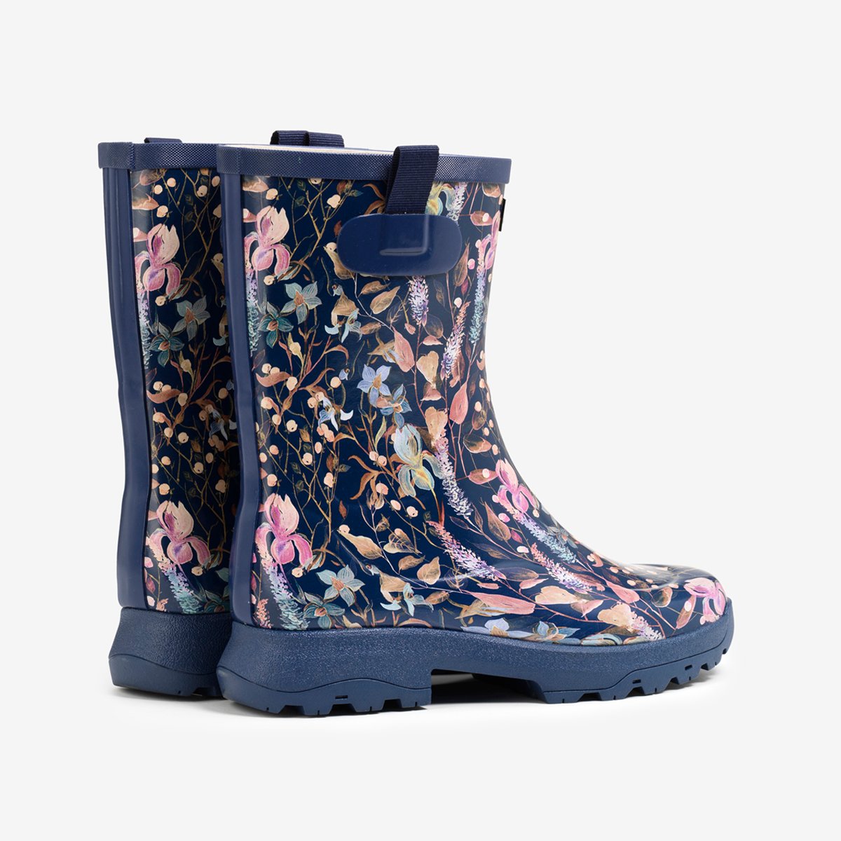Bottines de pluie ALYA PRINT bleu marine, AIGLE