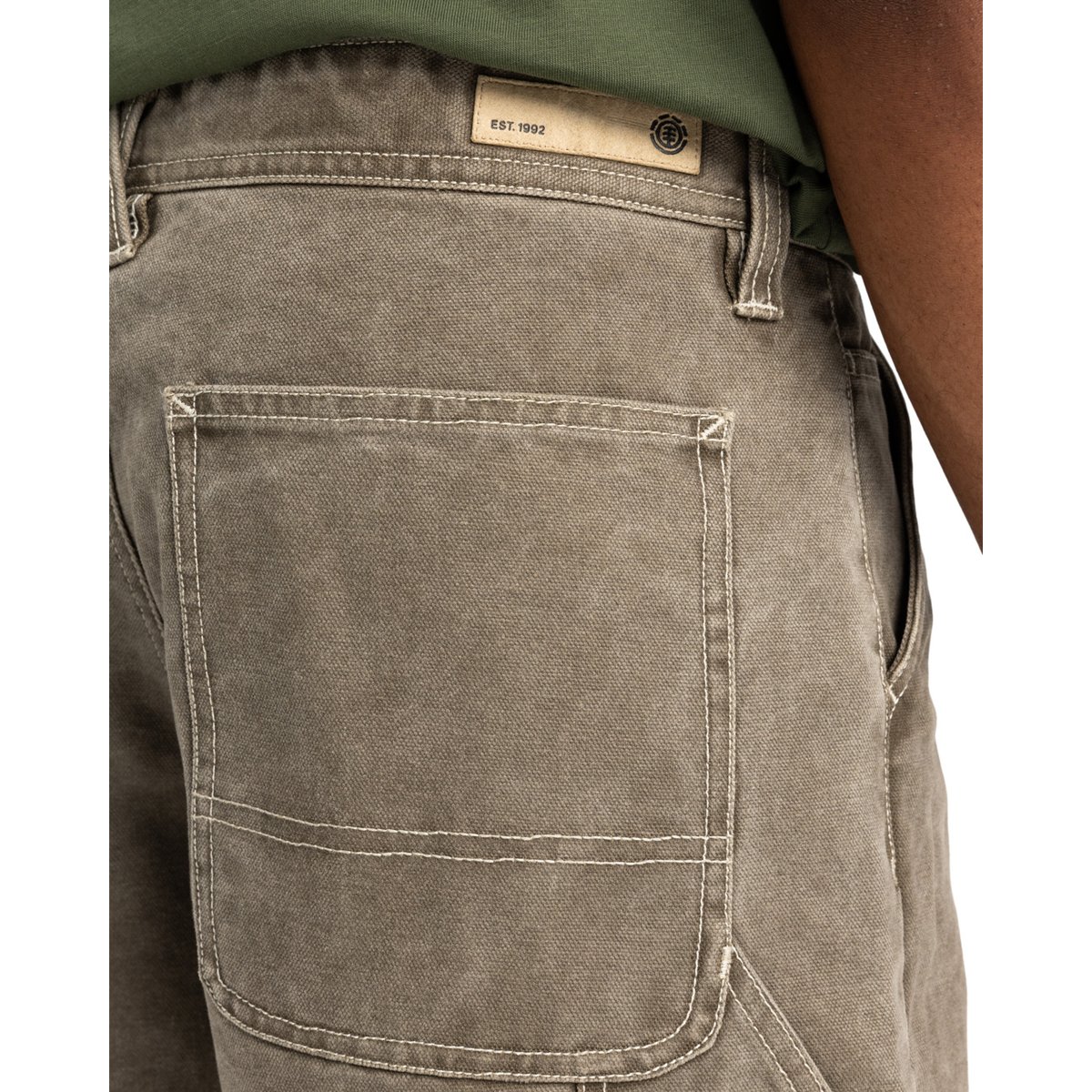 Short CARPENTER 12.6" marron stone gray, ELEMENT