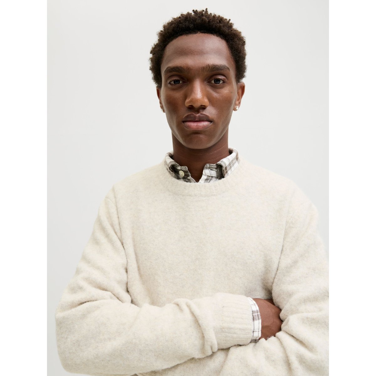 Pull En Maille silver lining, JACK & JONES