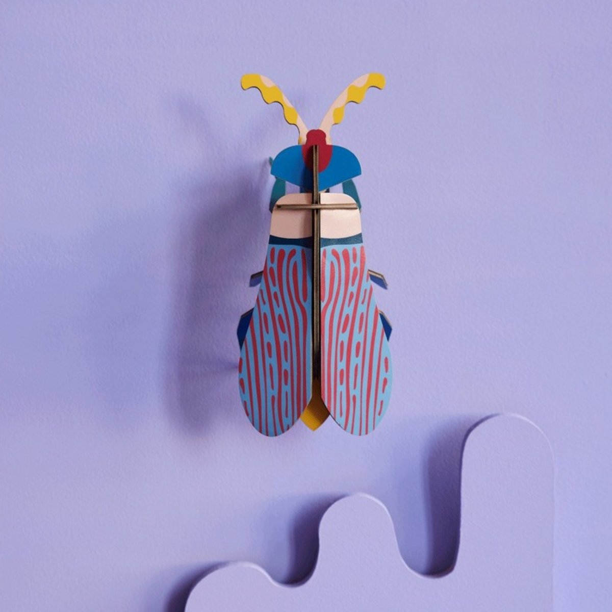 Insecte décoratif coléoptère violet, STUDIO ROOF