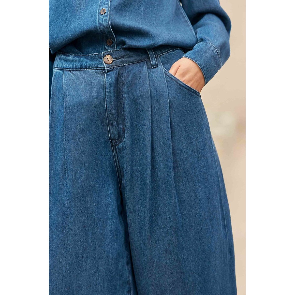 Pantalon large en lyocell, PRESLEY jean, LA PETITE ETOILE