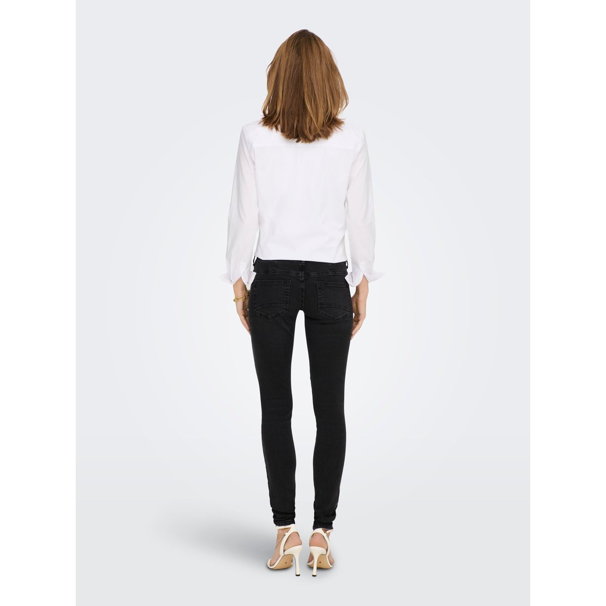 Jean Skinny washed black, ONLY