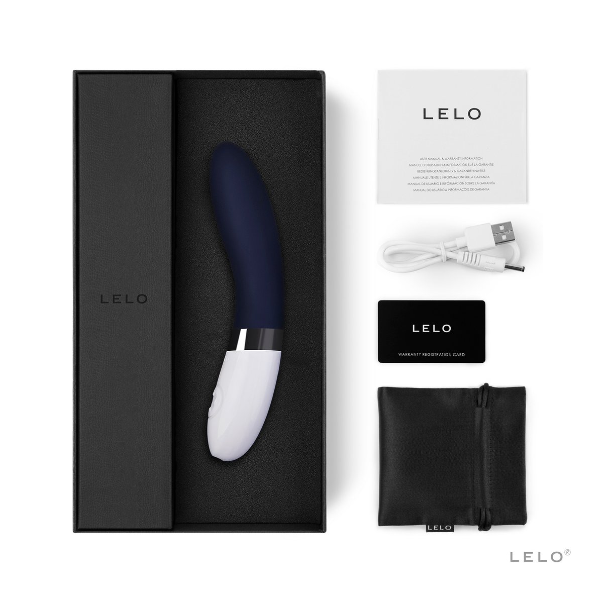 Vibromasseur pour Femme avec Vibrations LIV 2 blue, LELO