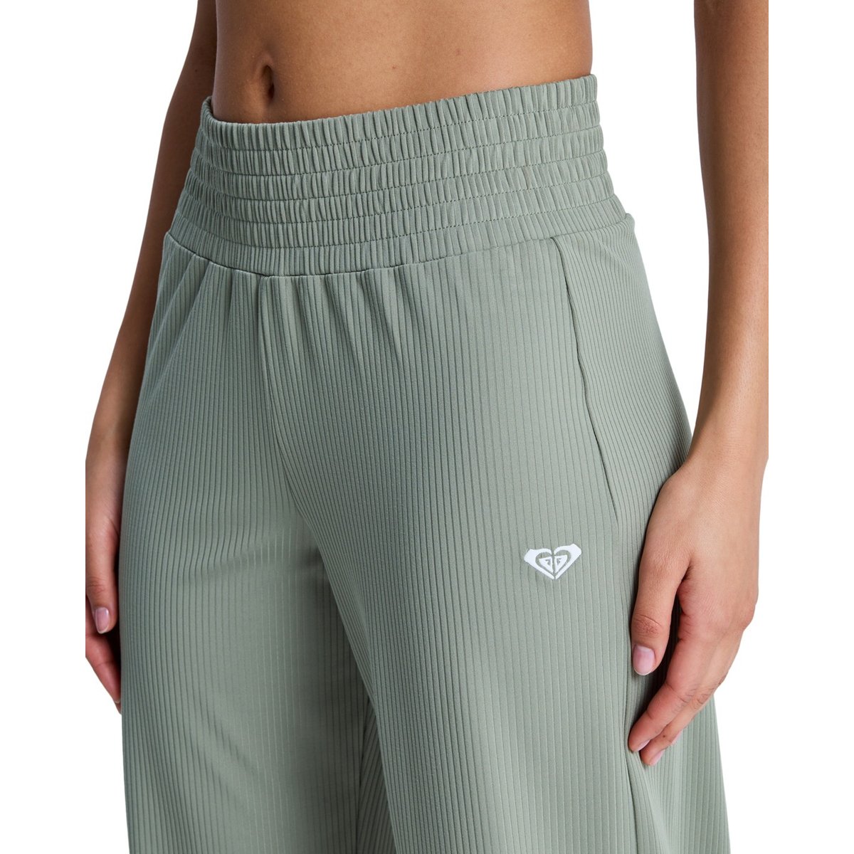 Pantalon de sport RISE & VIBE. vert oil green, ROXY
