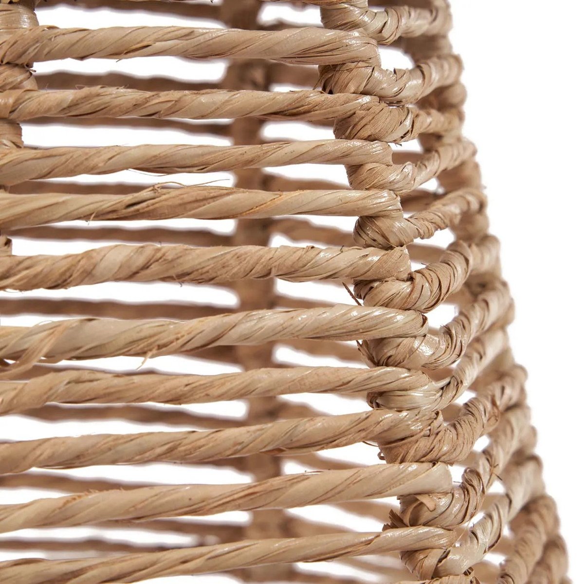 Suspension en feuille de bananier FINI beige, BAZAR BIZAR