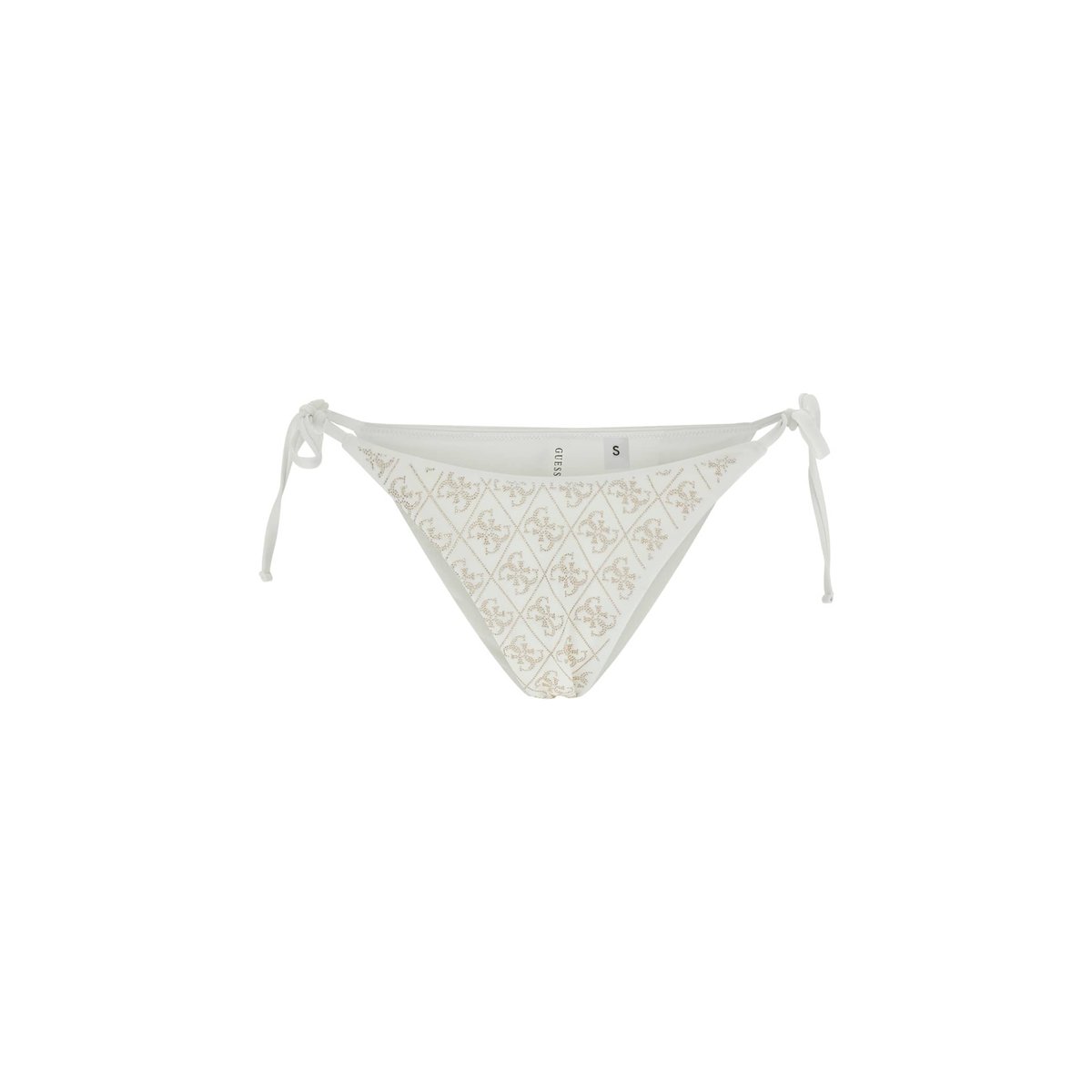 Bas De Bikini Logo 4G blanc, GUESS