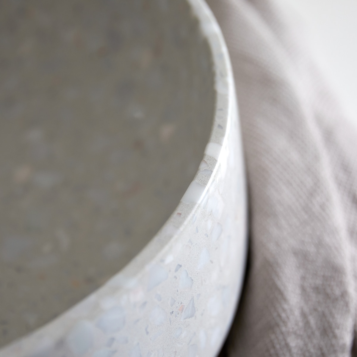 Vasque en Terrazzo premium, MILOS beige, TIKAMOON