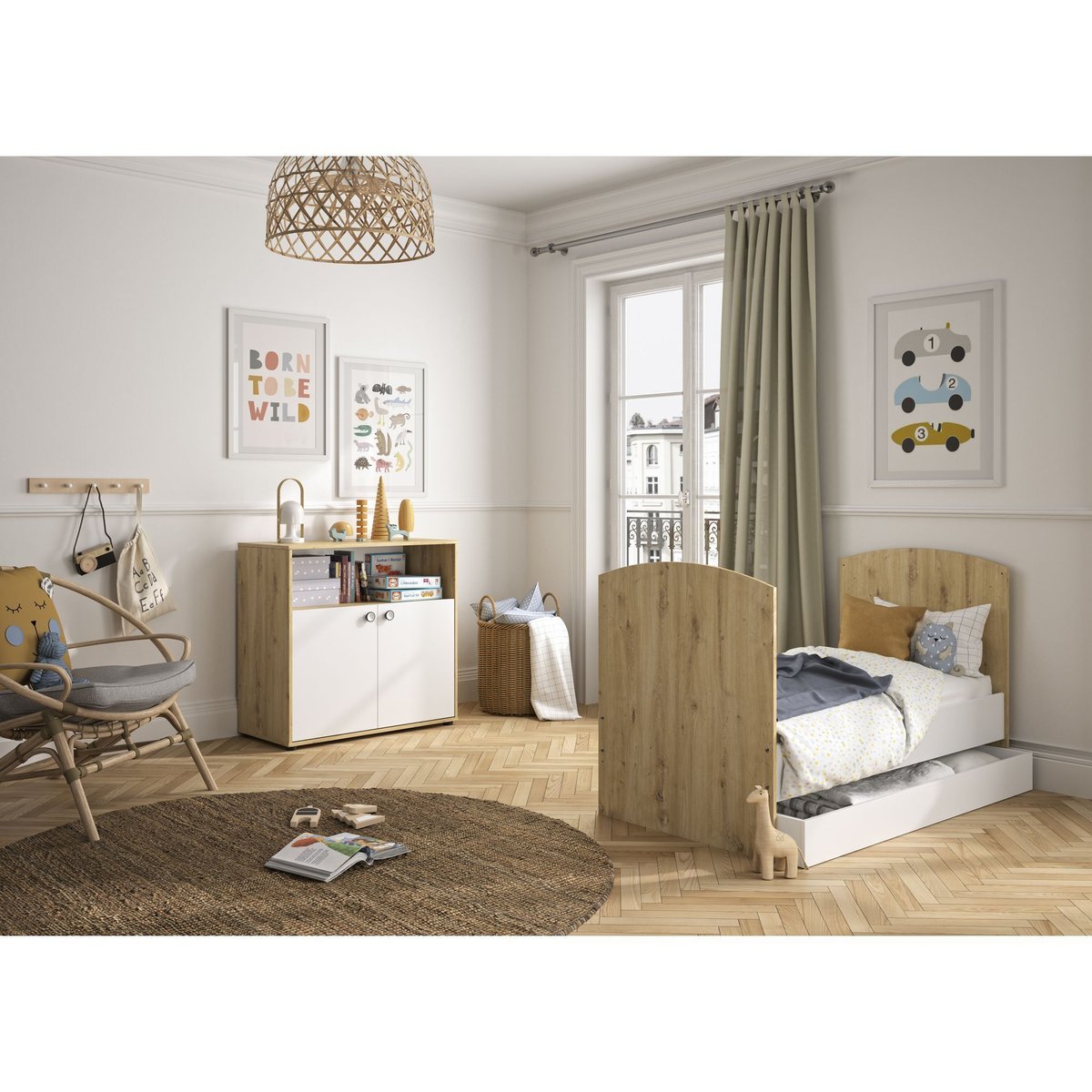 Ensemble duo lit ARTHUR beige, GALIPETTE