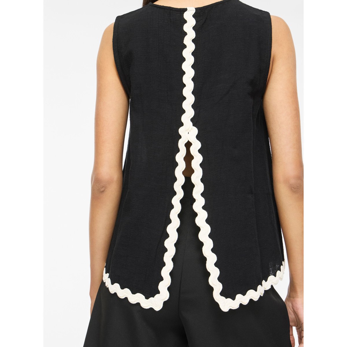 Top Sans Manches noir - black beauty1, VILA