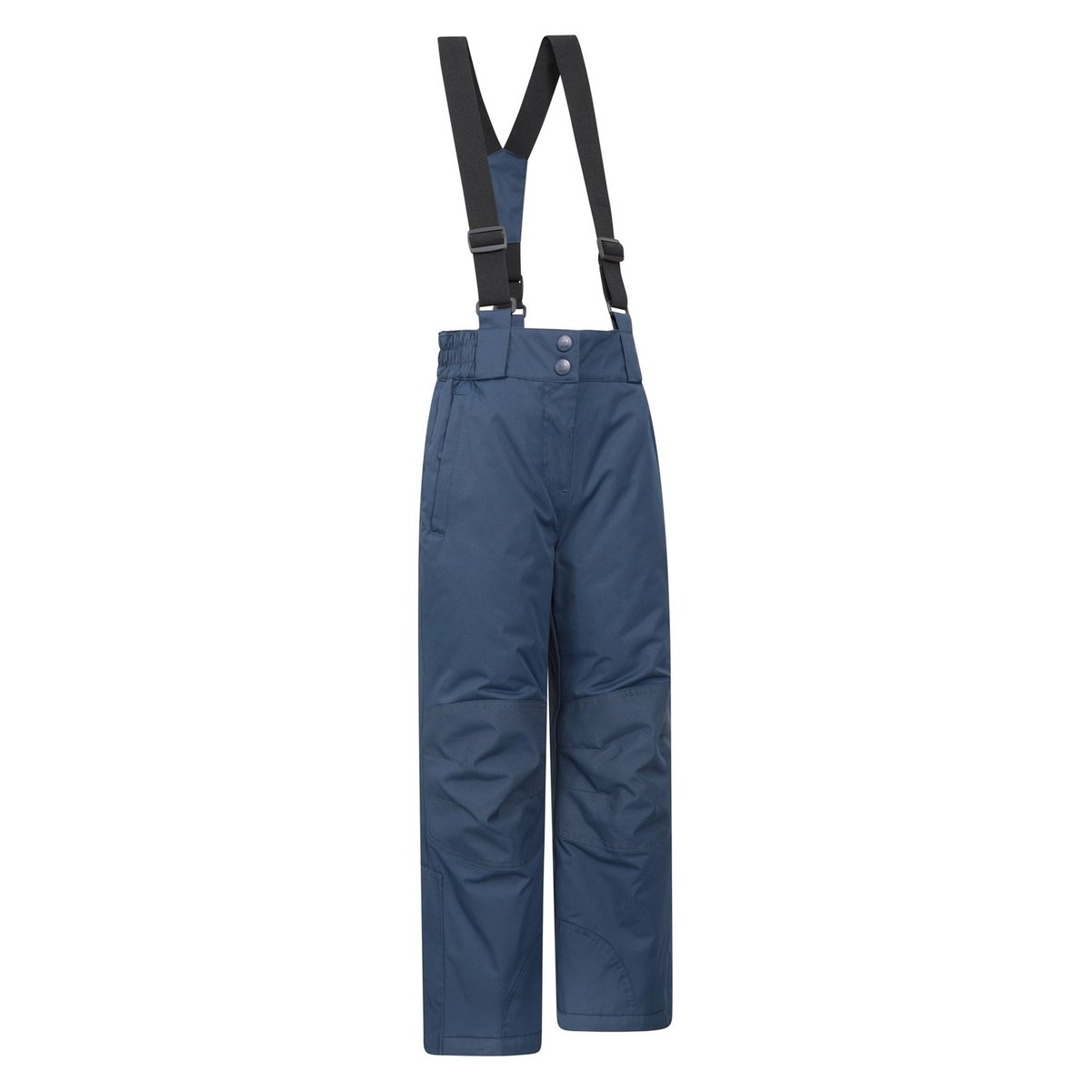 Pantalon de ski à bretelles ajustables HONEY bleu marine, MOUNTAIN WAREHOUSE