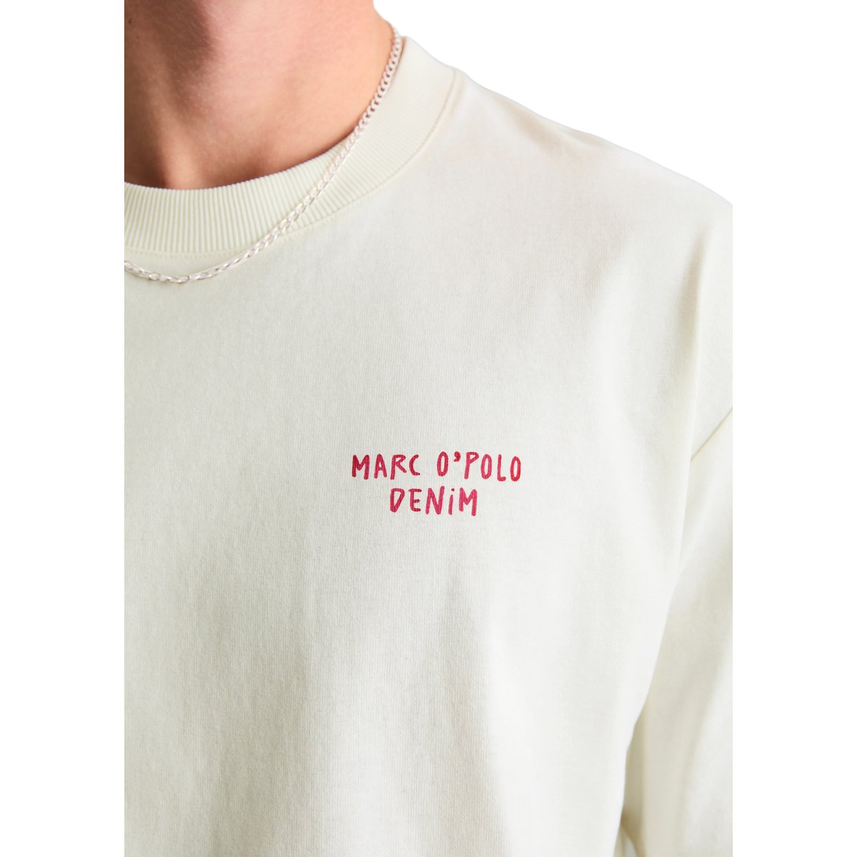 T-shirt Crayfish Capsule avec impression dans le dos blanc, MARC O’POLO DENIM