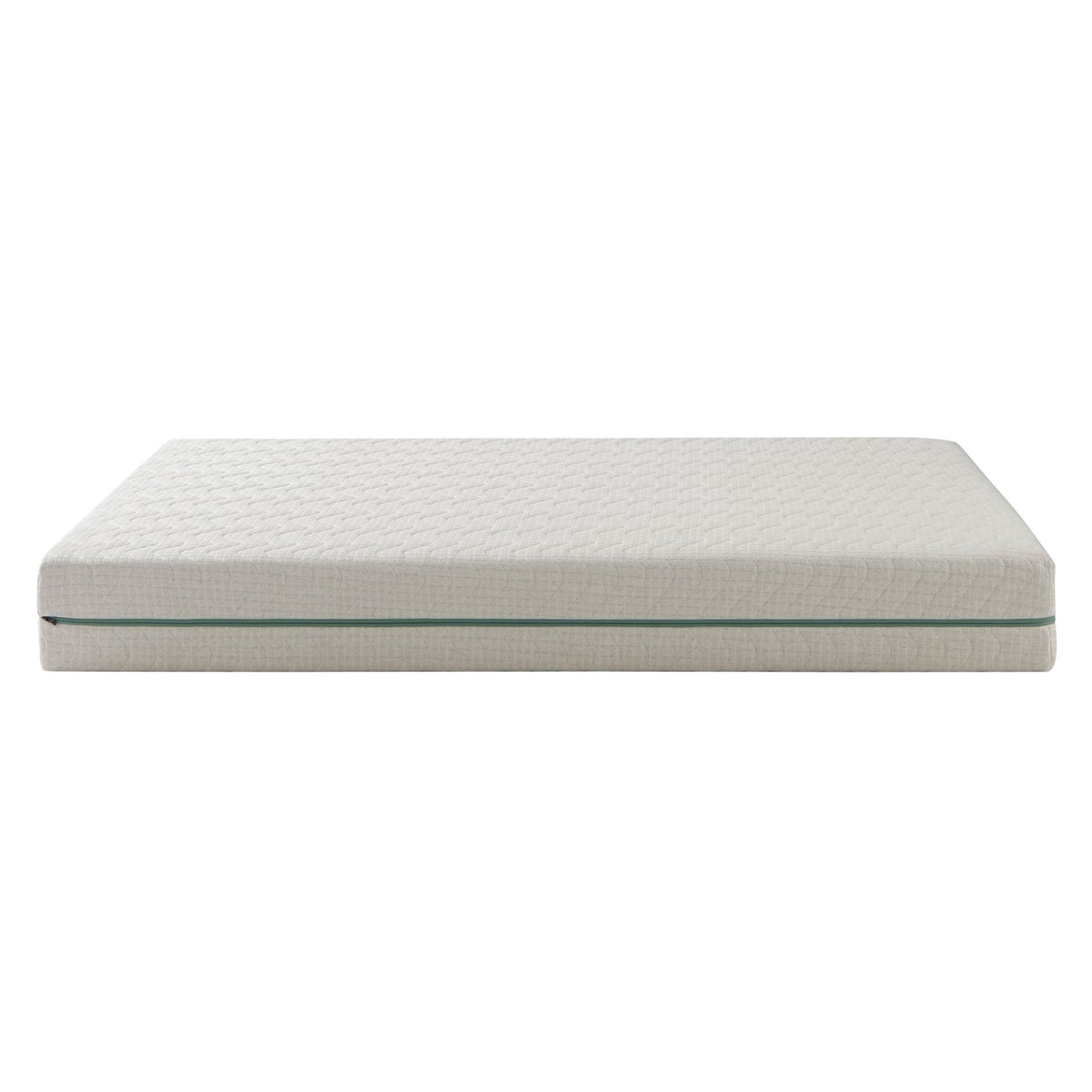 Ensemble matelas naturel latex naturel, sommier et pieds Aube 700 ecru, SOMEO