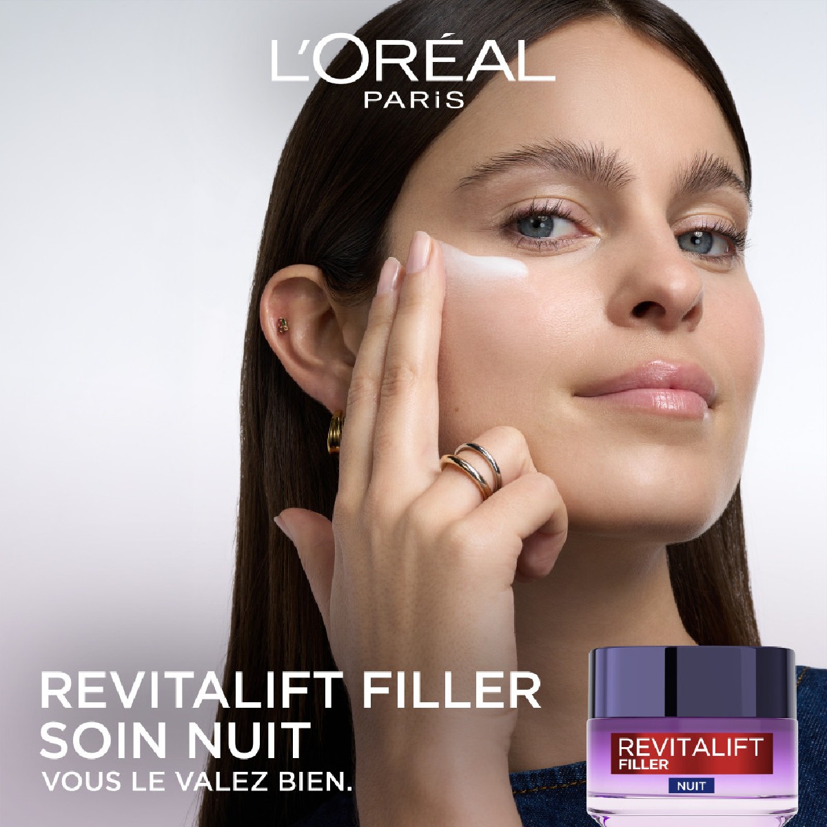 Soin Nuit Revolumisant Anti-rides 50ml couleur unique, L'OREAL PARIS