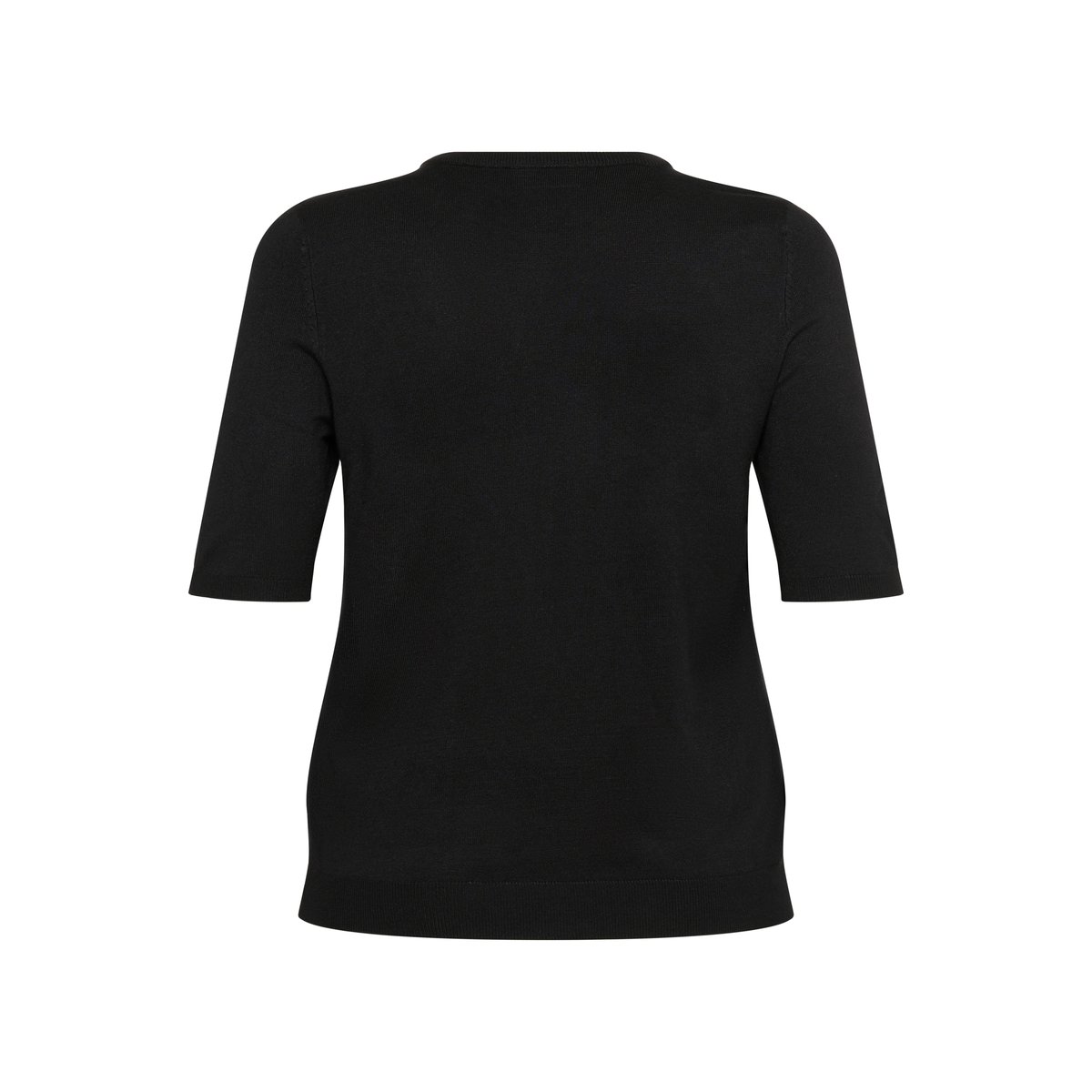 Pullover tricoté noir black deep, KAFFE CURVE