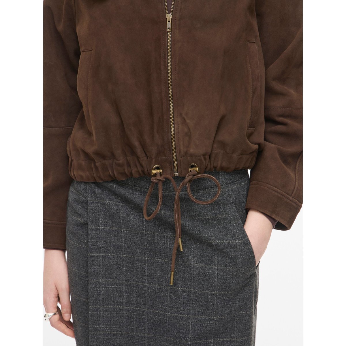 Veste marron - seal brown1, ROUGE EDIT