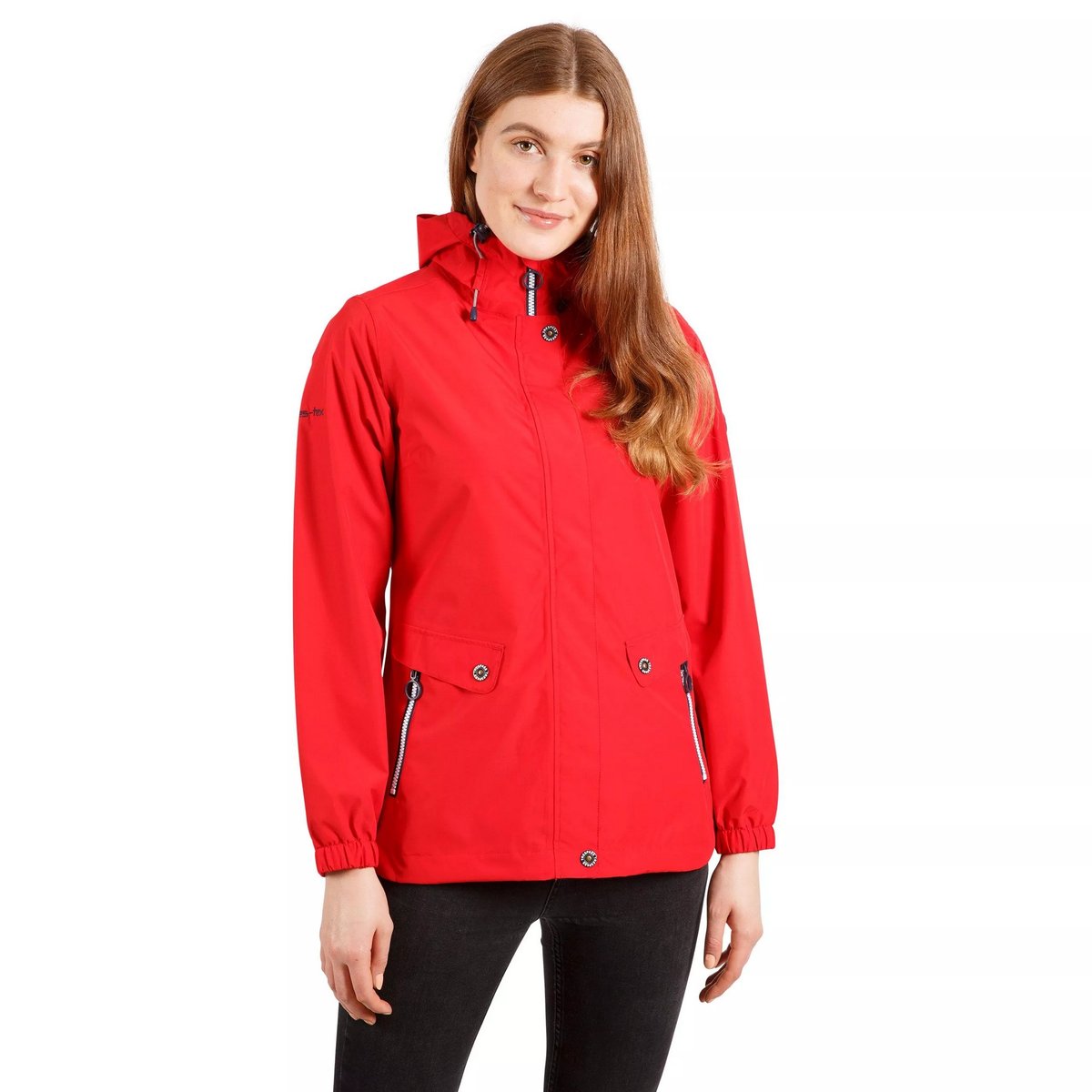 Veste imperméable unie FLOURISH rouge, TRESPASS