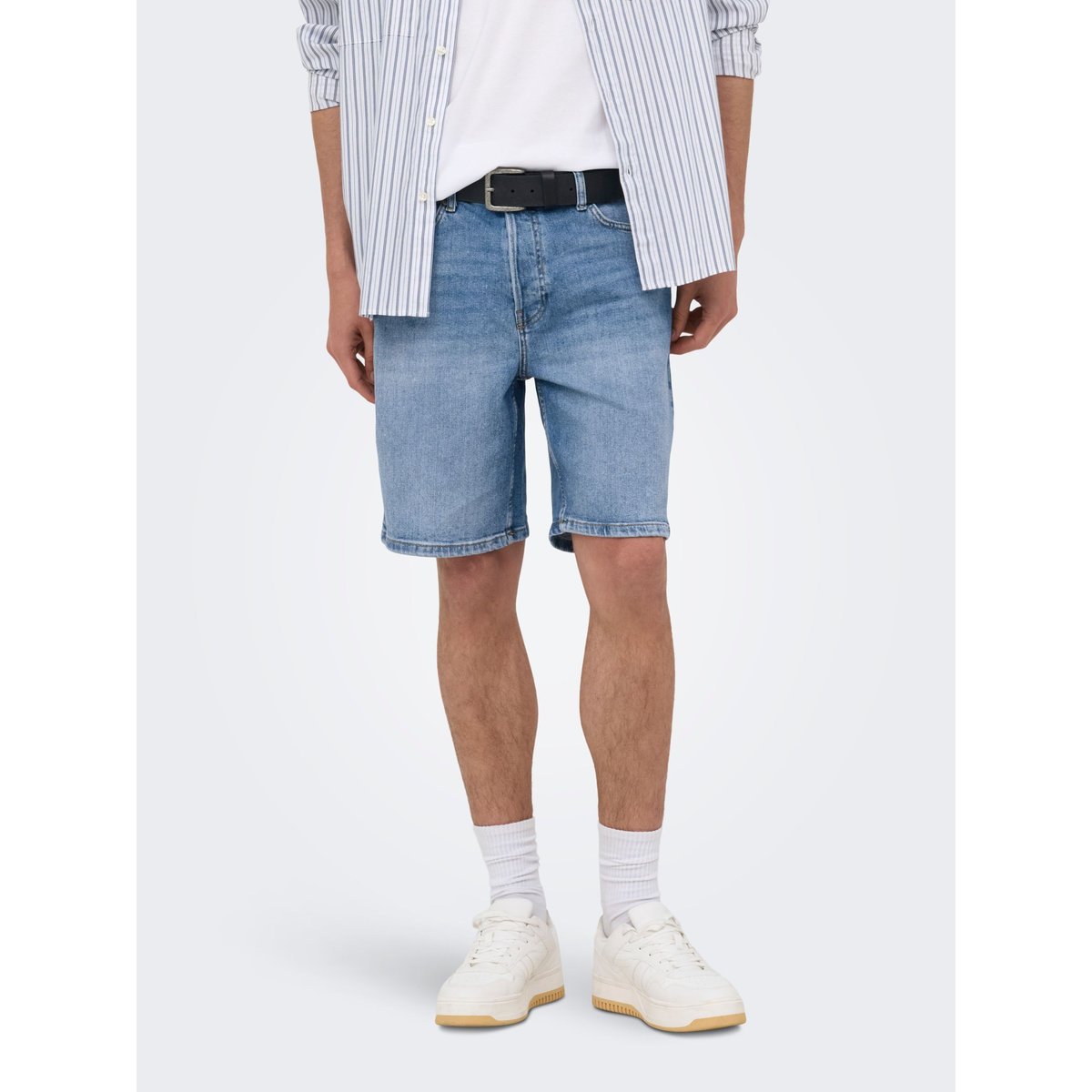 Short En Denim light blue denim 1, ONLY & SONS
