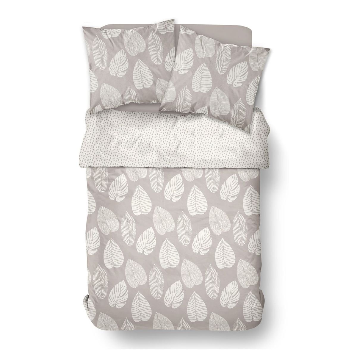 Parure de lit zippée imprimé Floral coton MAWIRA AUGUSTINE beige, TODAY