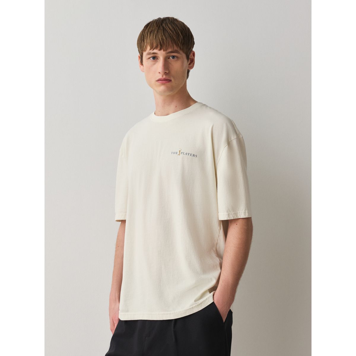 T-shirt sport à imprimé sous licence cream golf, NEXT