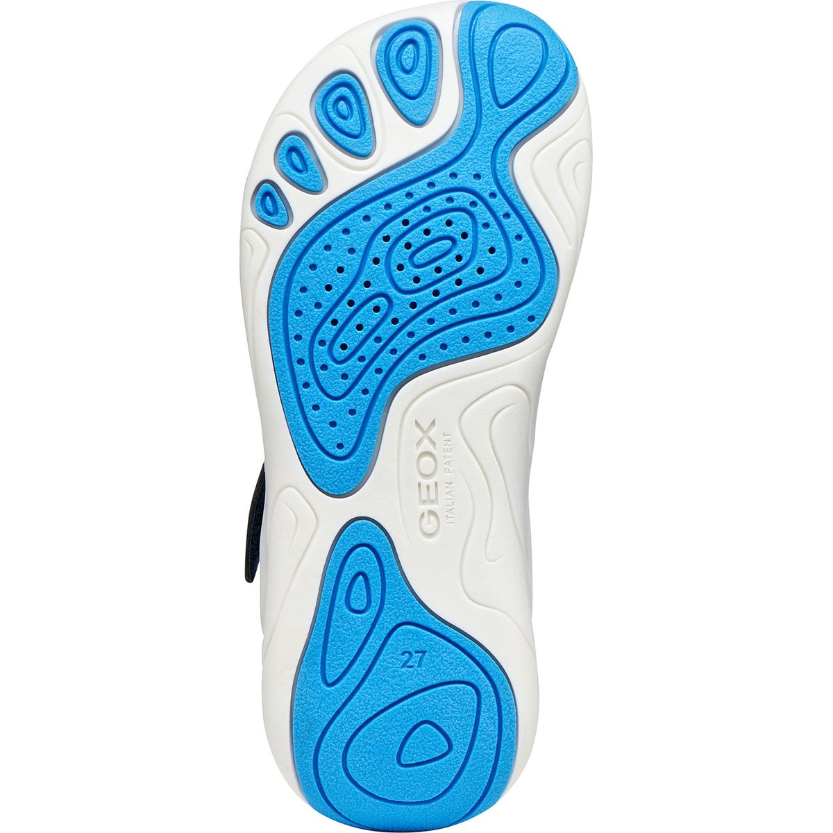 Baskets  J FOOT-RUN bleu marine/bleu ciel, GEOX