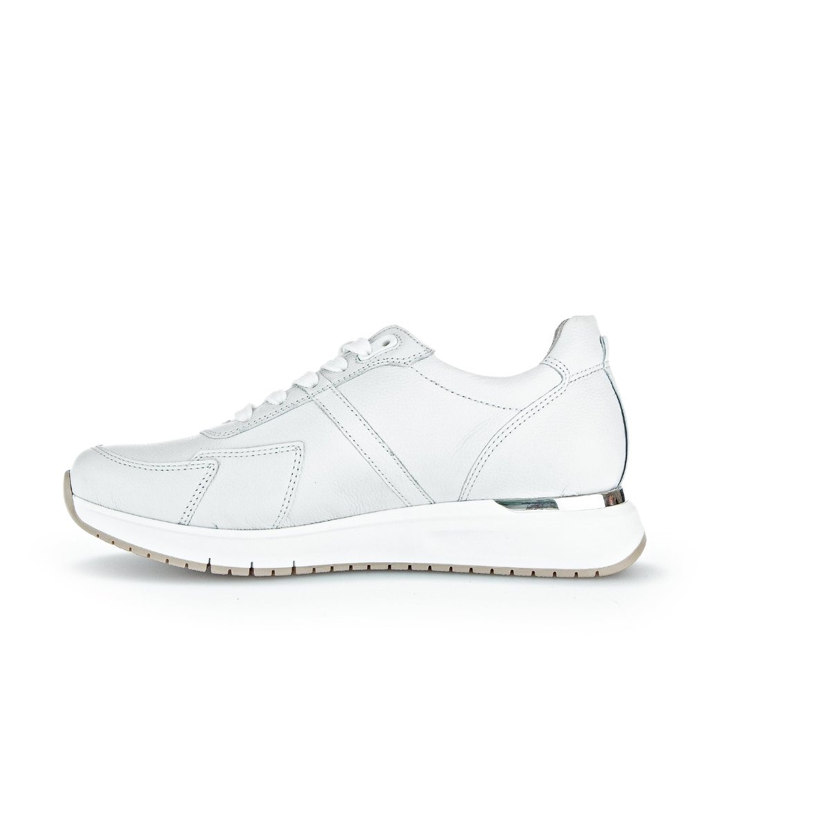 Baskets en cuir blanc, GABOR