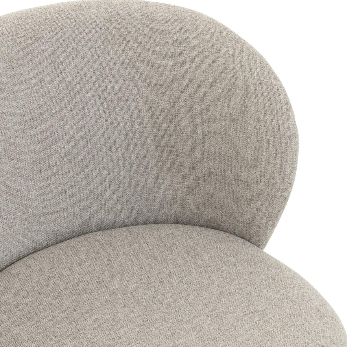 Chaises pivotantes réglables en hauteur en lin (lot de 2) - MIA gris, HELLIN, DEPUIS 1862