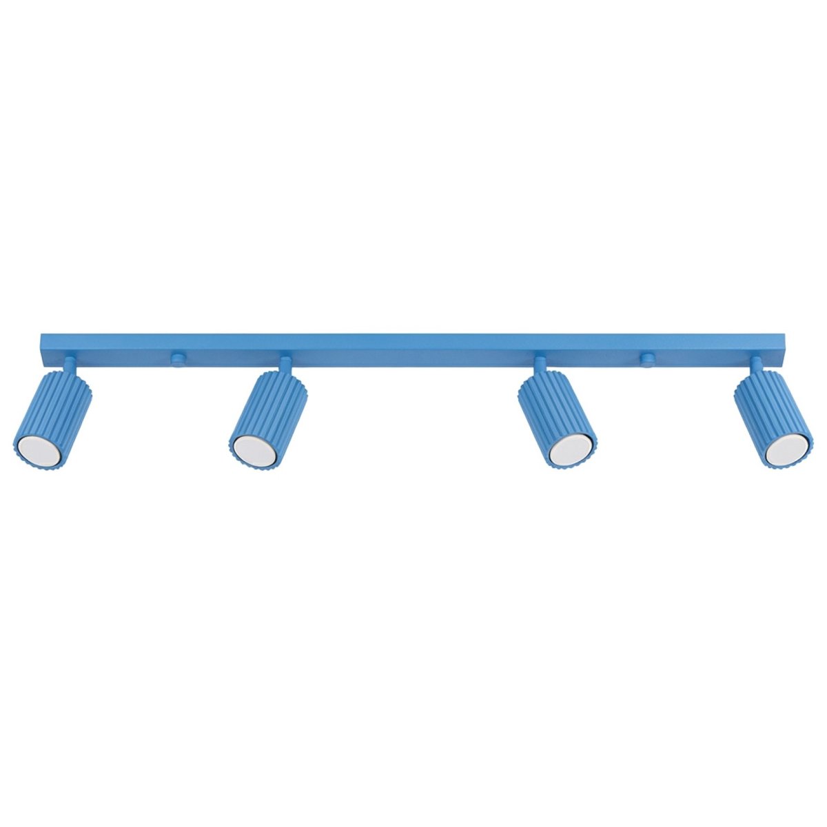 Plafonnier Aluminium Bleu GU10 4 KARBON bleu, EDEN