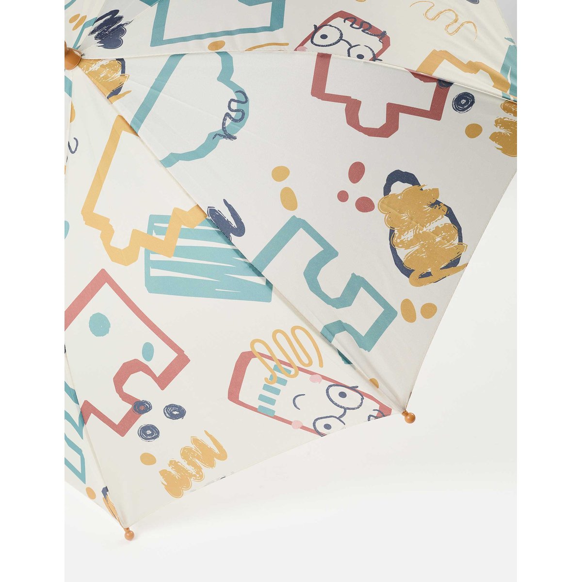 Parapluie automatique avec imprimé coloré jaune, ZIPPY