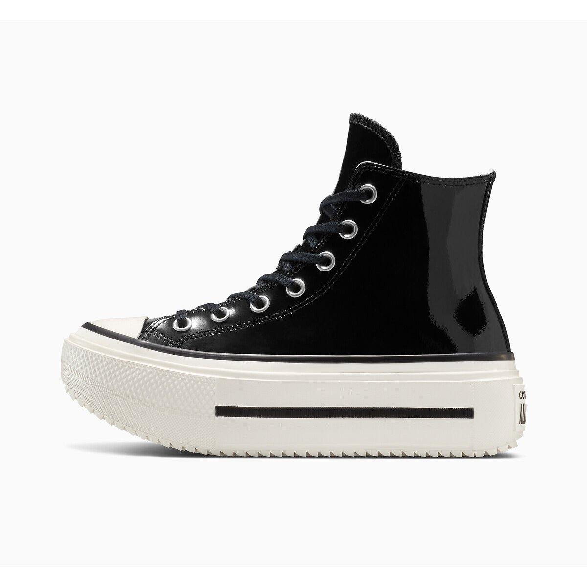 Lift Double Stack Patent Trainers black patent, CONVERSE
