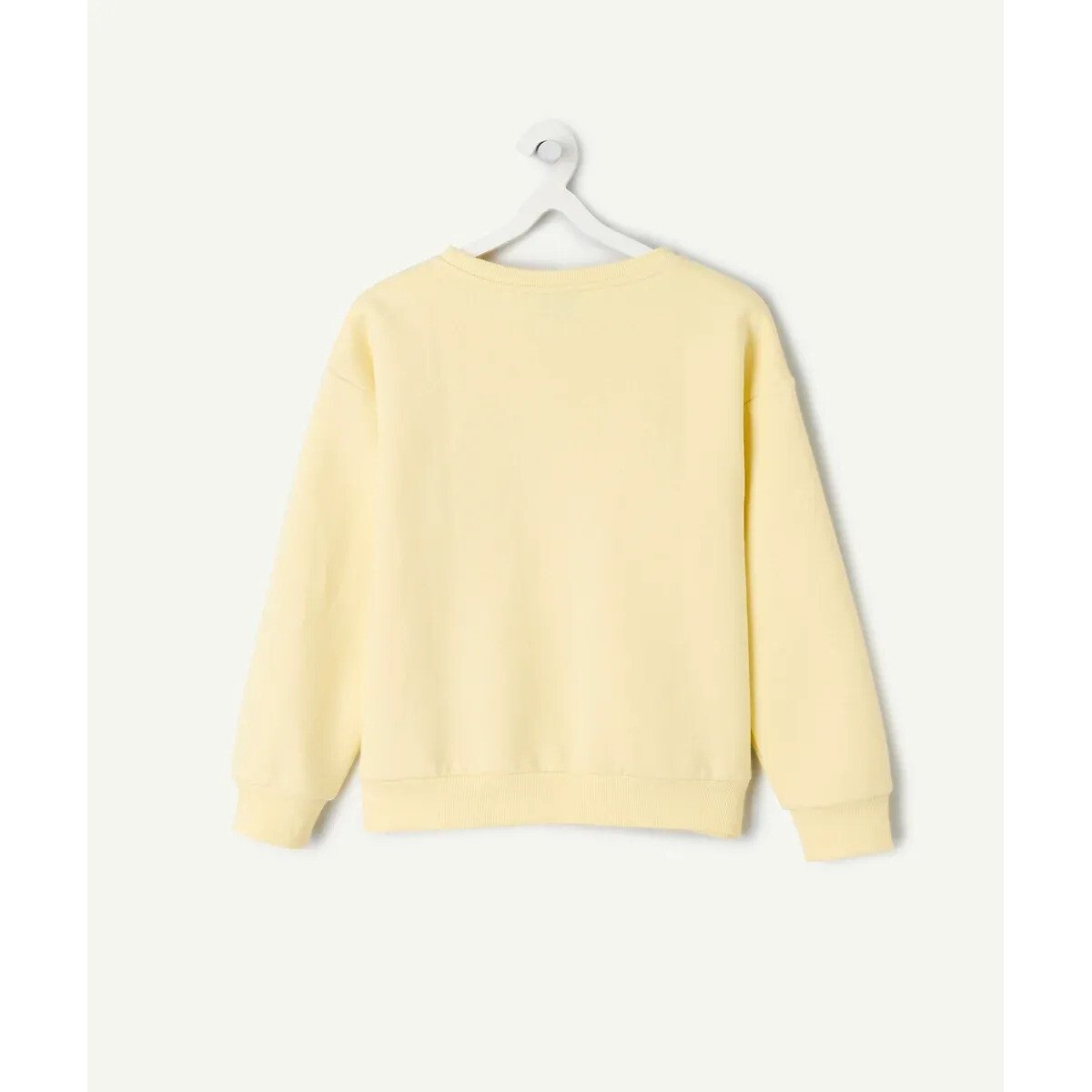 Sweat col rond jaune, TAPE A L'OEIL