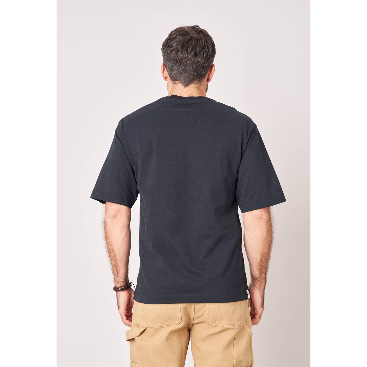 T-shirt homme en 100% coton IDEAL black, DEELUXE