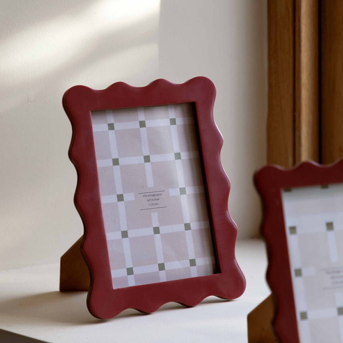 5x7" Vieste Wave Photoframe red, ÉDITÉ