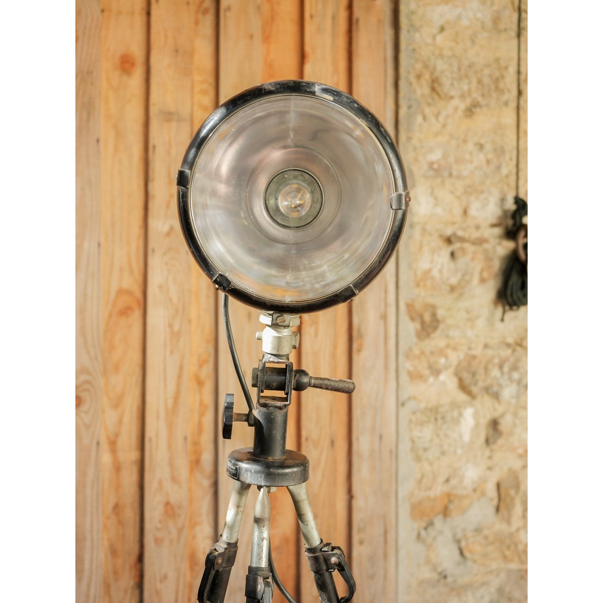 Lampadaire de cinéma Julien N°412 - Bon état noir, DEBONGOUT