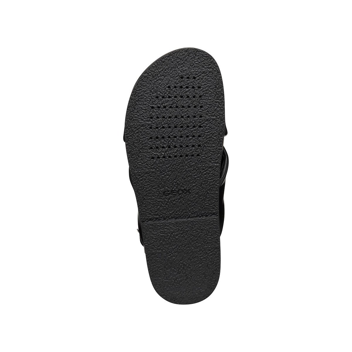 Leren sandalen met dikke zool ADELASH zwart, GEOX