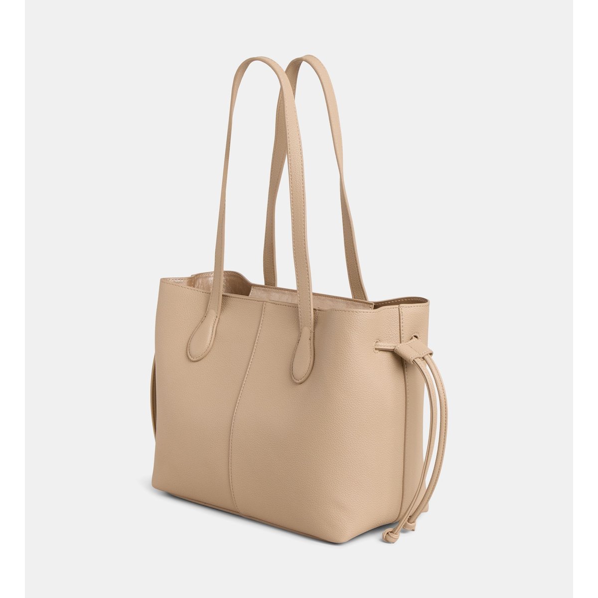 Sac cabas deborah grainé taupe, GALERIES LAFAYETTE