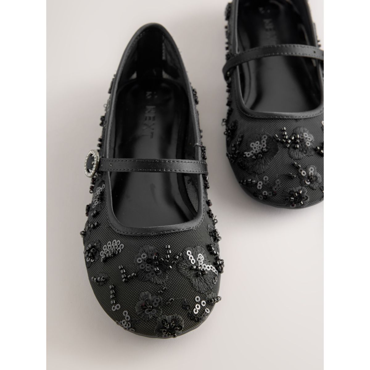 Babies pour grandes occasions maille noire, NEXT