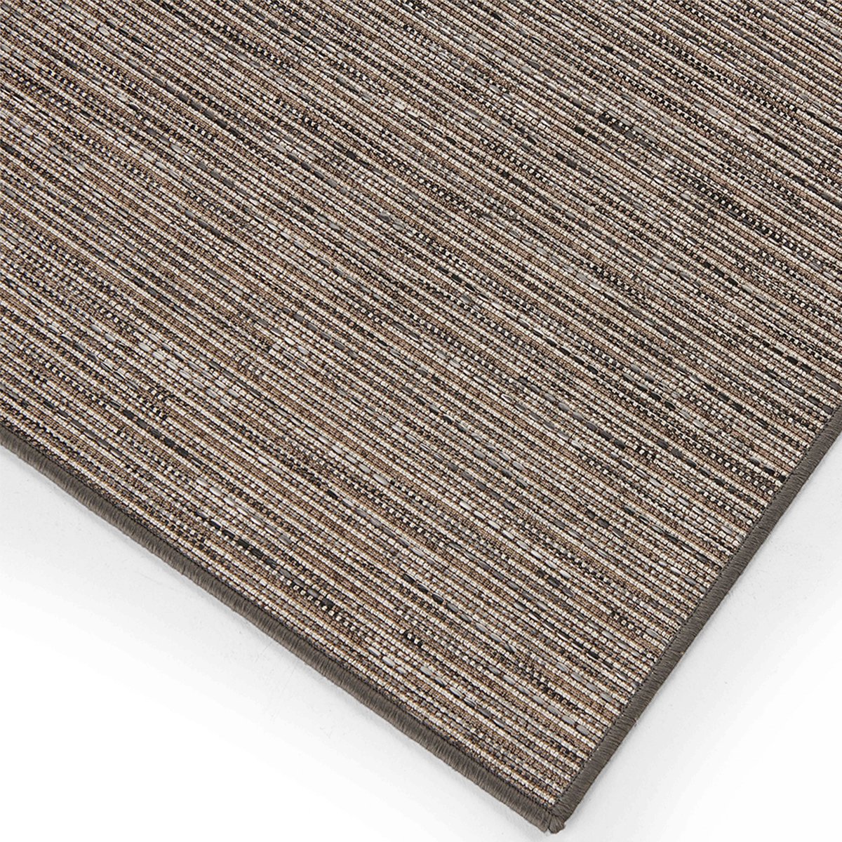 Tapis d'extérieur en polypropylène, ODA marron, OVIALA